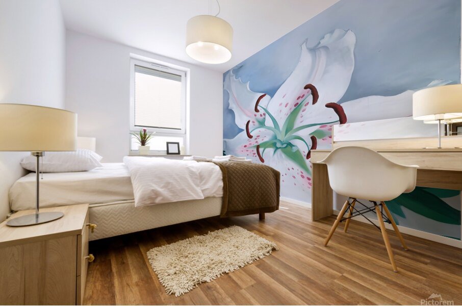 Georgia OKeeffe Pink Spotted Lily Mural print