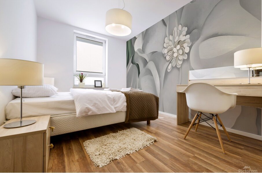 Georgia OKeeffe - The White Calico Flower .1931 Mural print