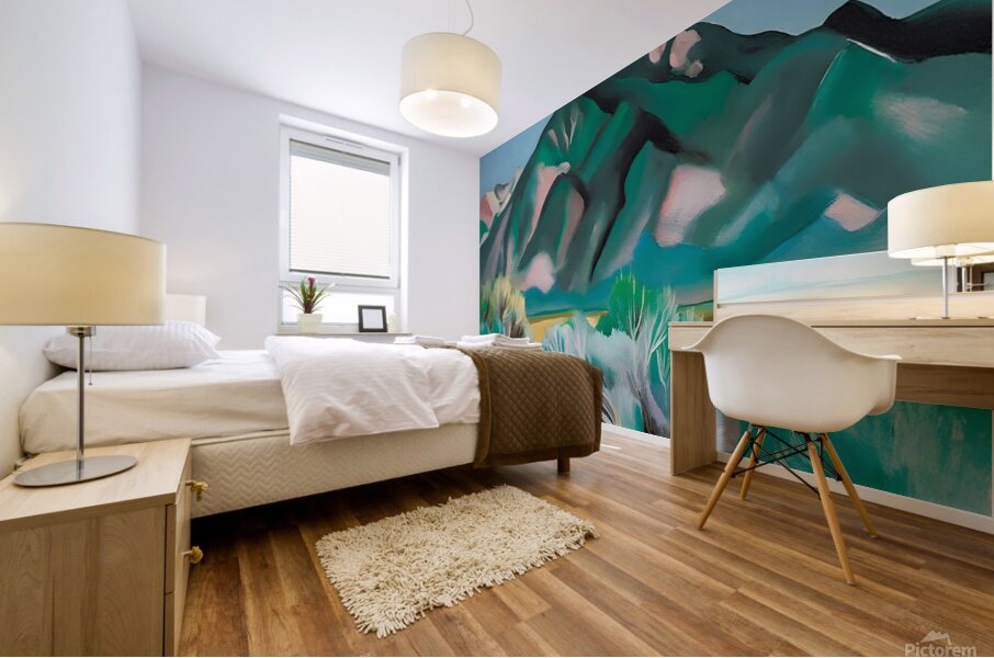 Georgia OKeeffe - New Mexico Landscape Mural print