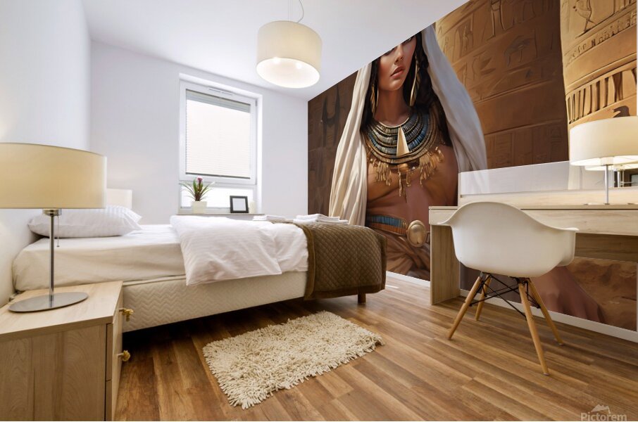 0 A beautiful woman during the reign of the Phara Mural print