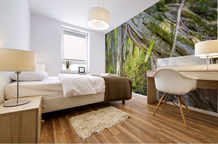 A Day at Banyan Creek Mural print