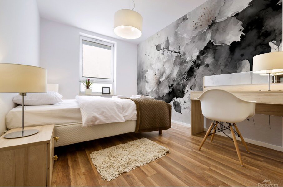 Firefly a beautiful abstract whimsical watercolor 1710640052.3133 Mural print