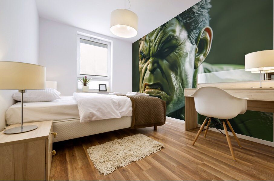 Emerald Fury Mural print