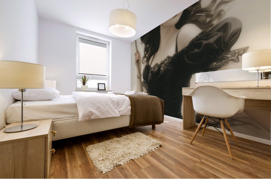 Vintage Halloween Elegance Mural print