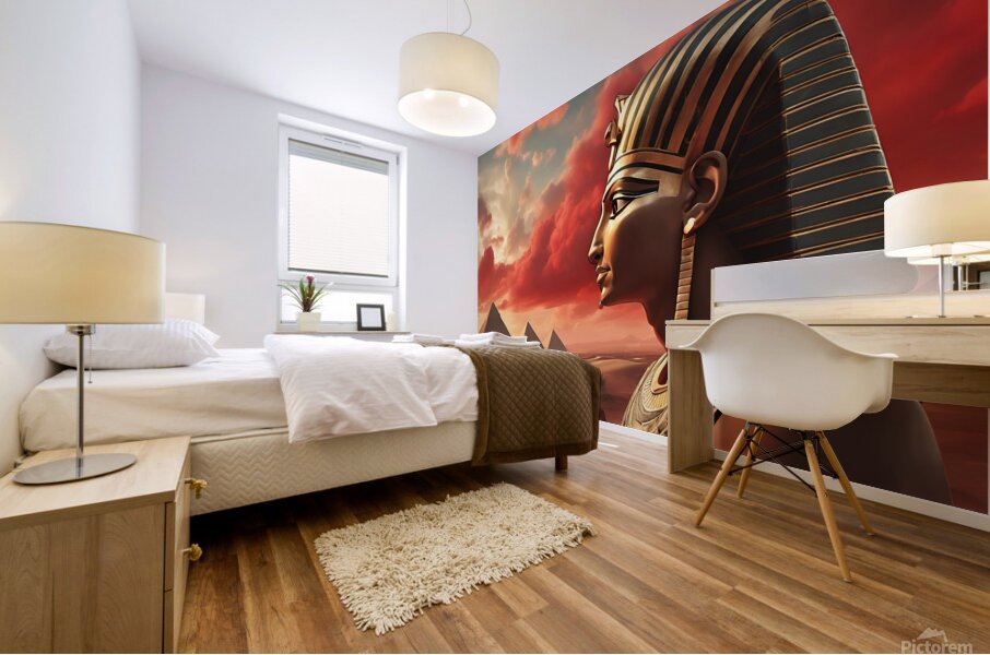 0 Pictures that express the Pharaoh of Egypt in t Mural print