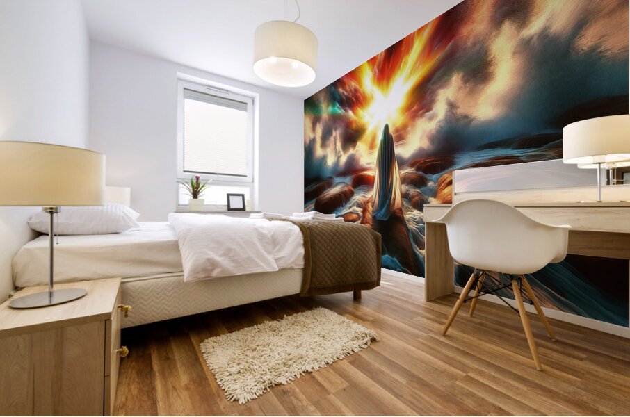 The Pilgrim Series: Traveler Mural print