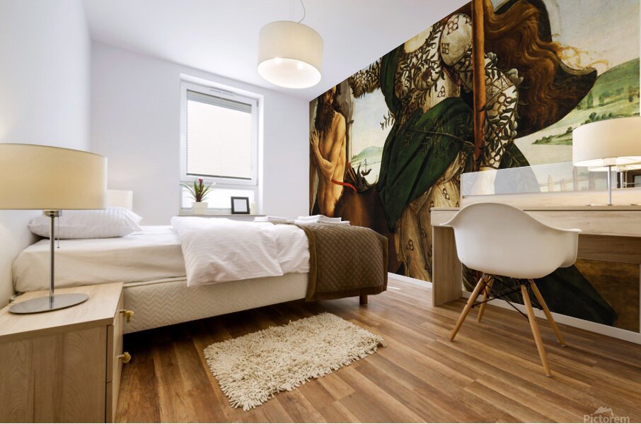 Pallas and the Centaur – Sandro Botticelli 1482 Mural print