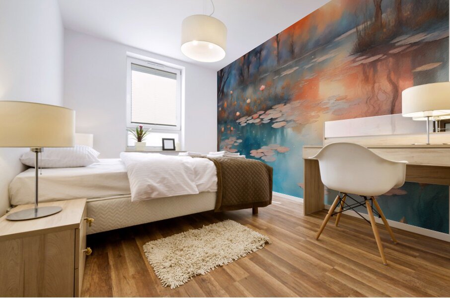 On the Pond 6 Mural print