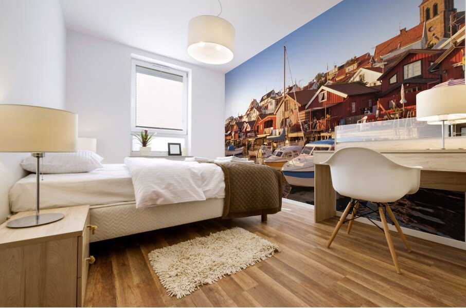 Village of Fjallbacka Bohuslan Coast Sweden 170933 Mural print