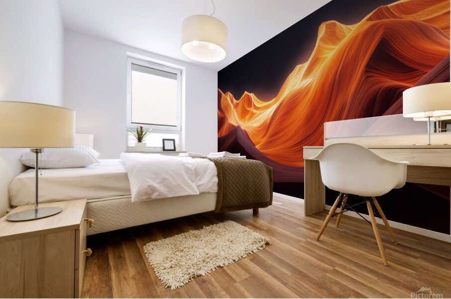 Sedona Wave Mural print