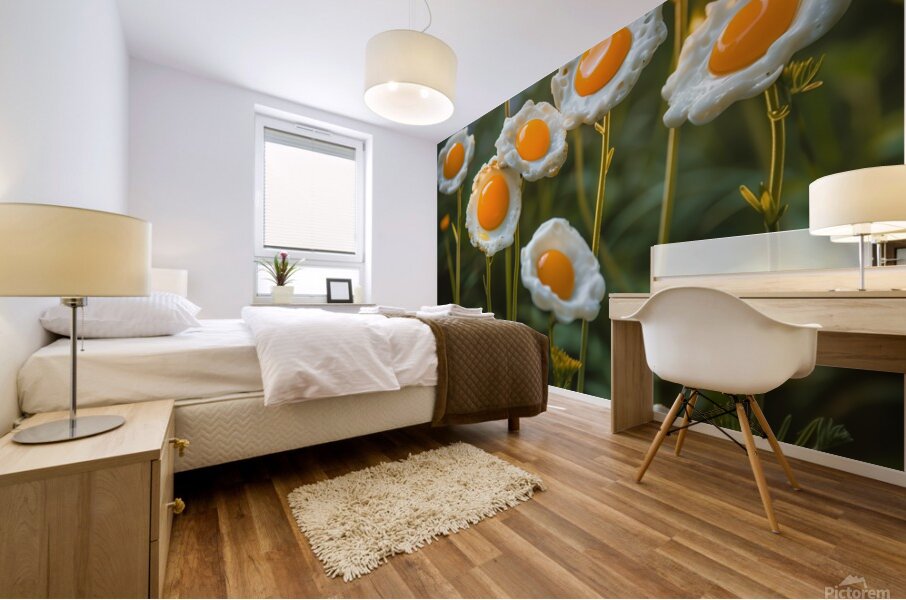 Sunny Side Up Garden Mural print