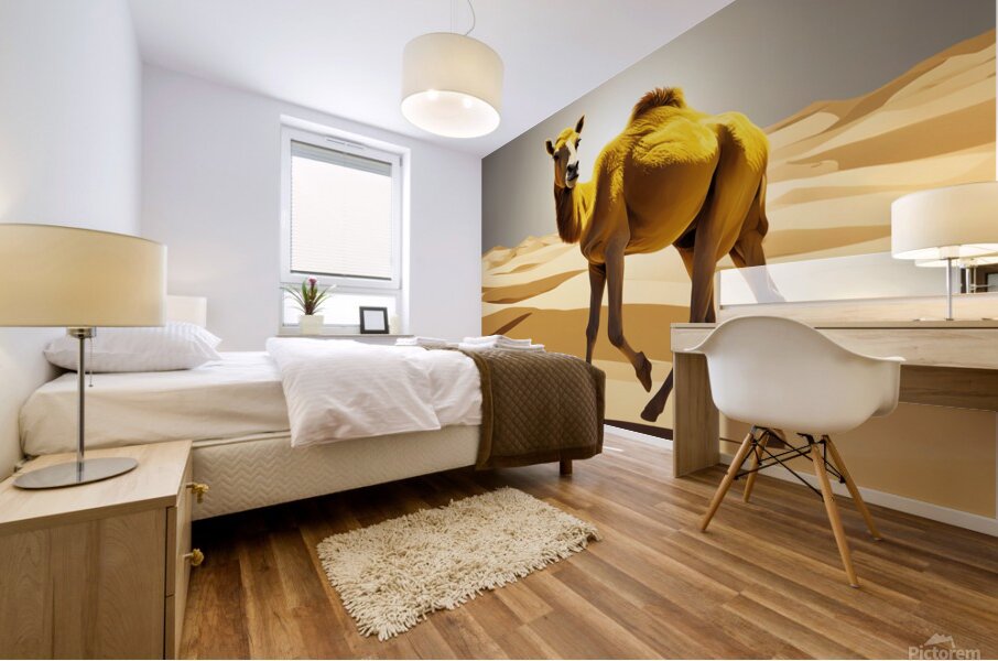 le desert  Mural print