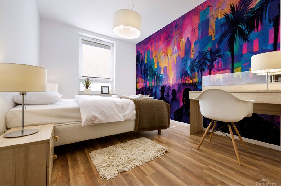 Jazzed Pop: A Harlem Renaissance Revival Mural print