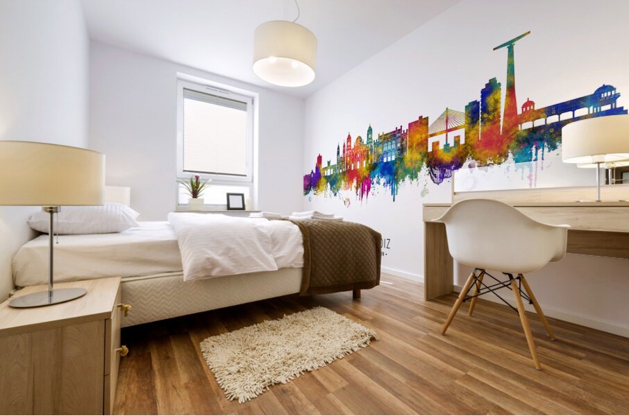 Cadiz Spain Skyline Mural print