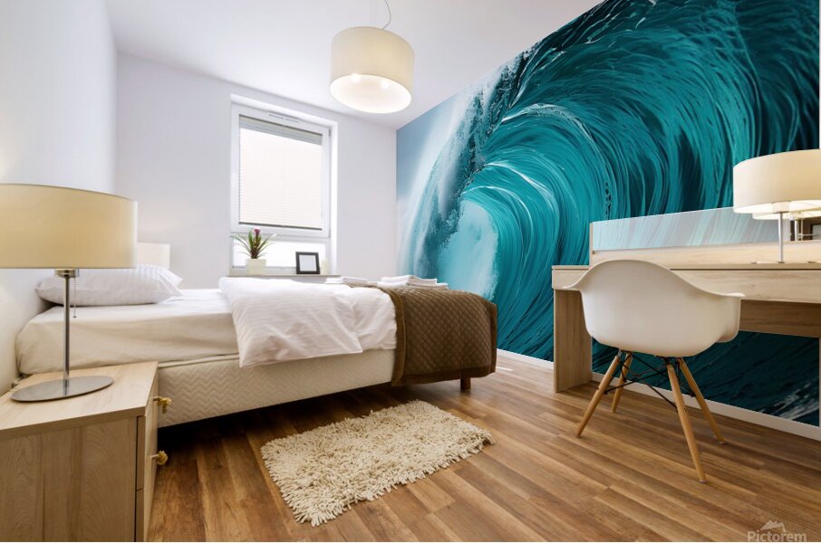 barrell wave Mural print
