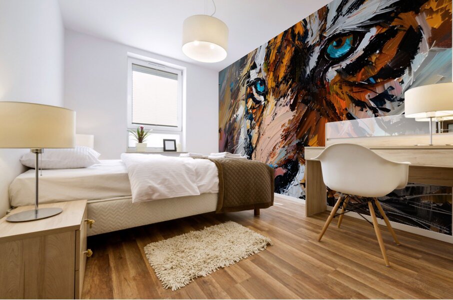 The Tiger 2 Mural print