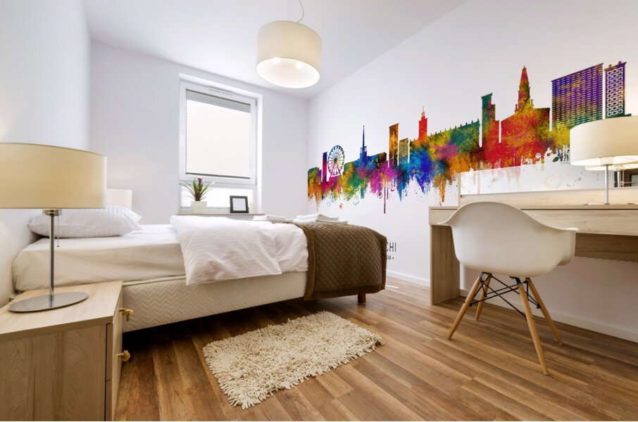 Sochi Russia Skyline Mural print