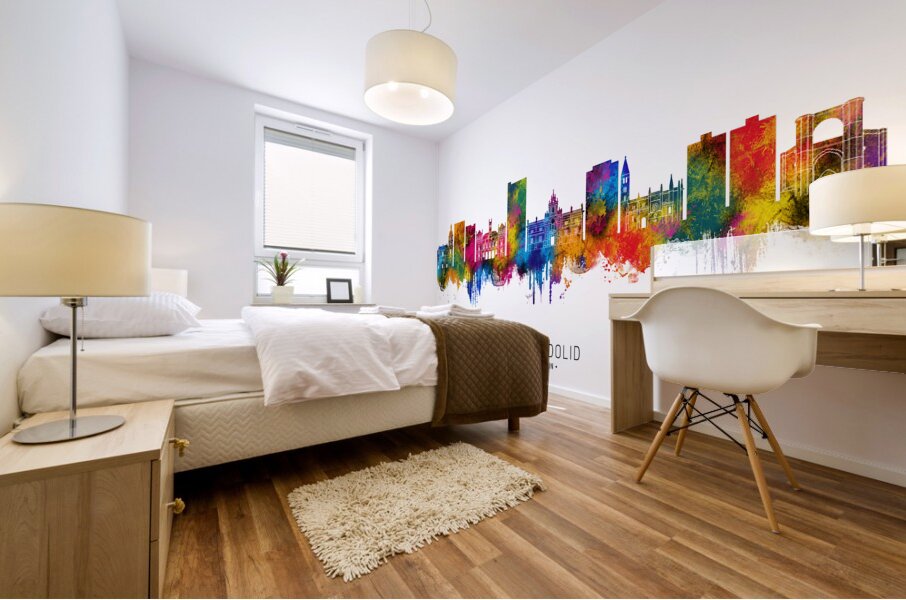 Valladolid Spain Skyline Mural print