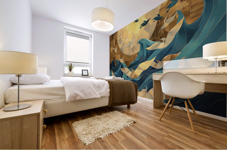 Migrations II Mural print