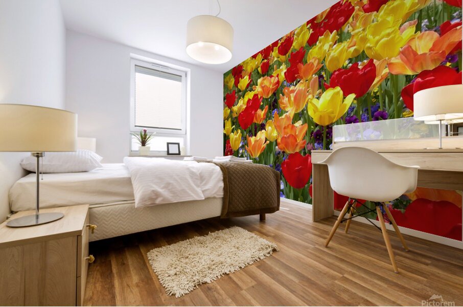 Tulip Garden Mural print
