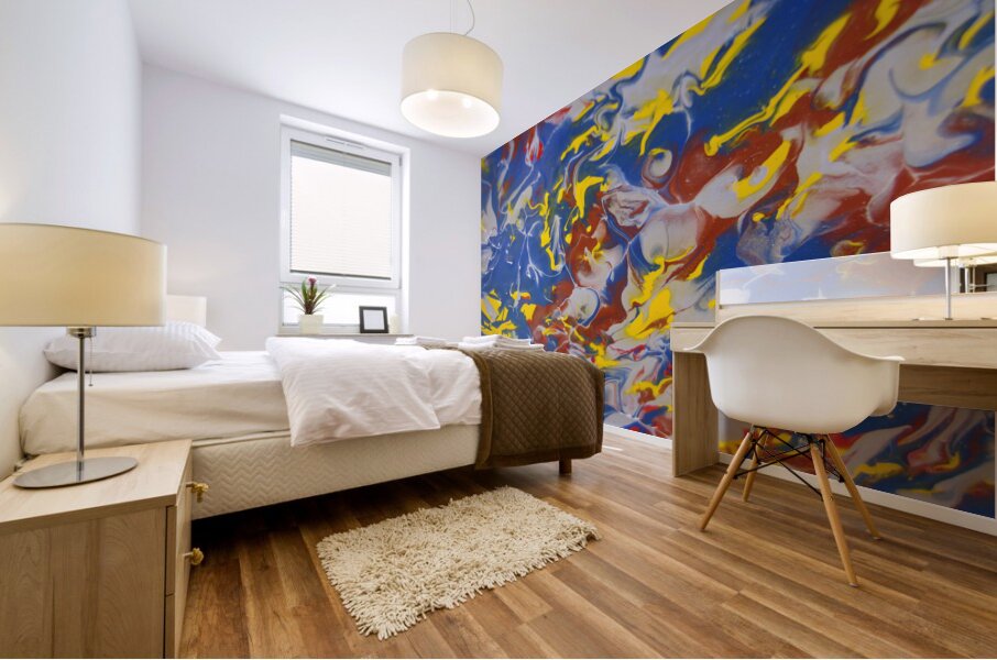 Marbled Harmony Mural print