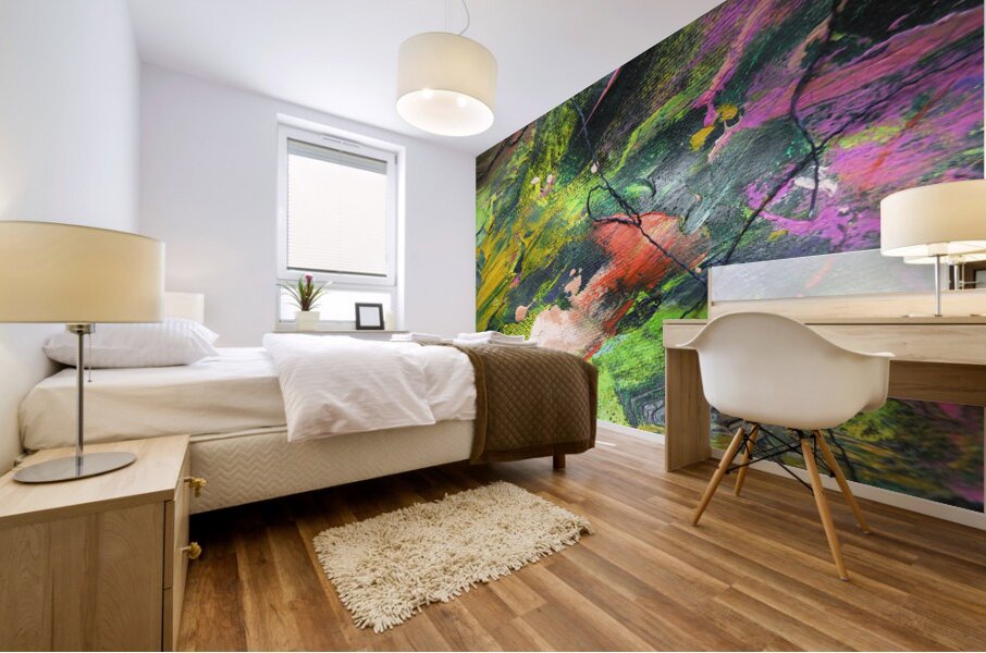 Electric Chaos Mural print