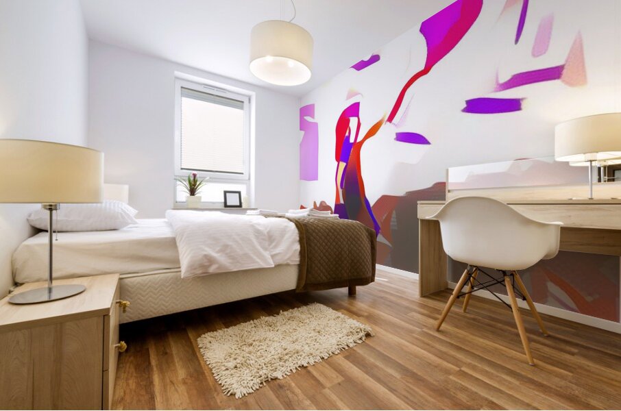 The Layered Image Mural print