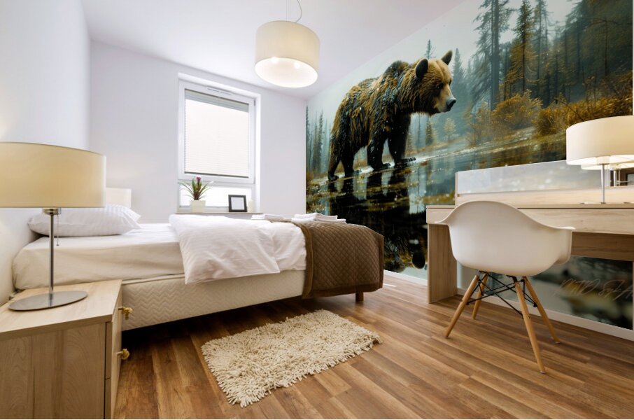 Bear Brand Mural print