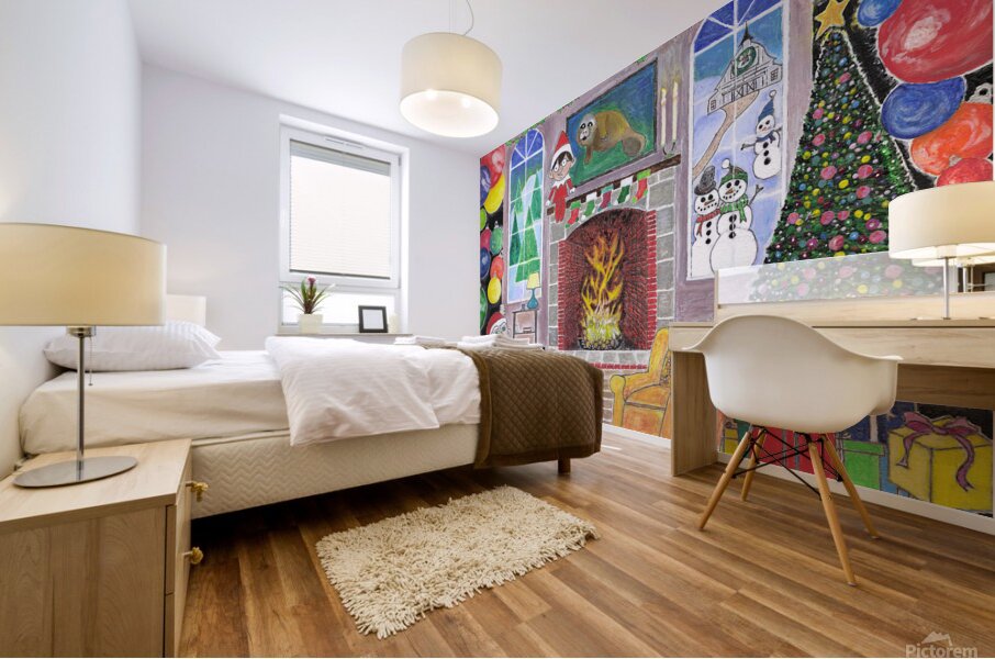 Christmas final Mural print