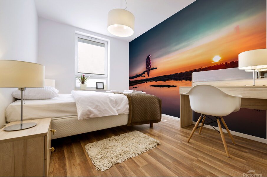 Mom Glow 3 Mural print