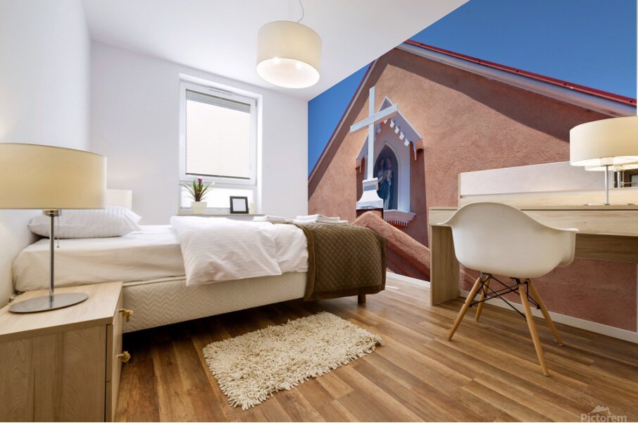 New Mexico Church Mural print