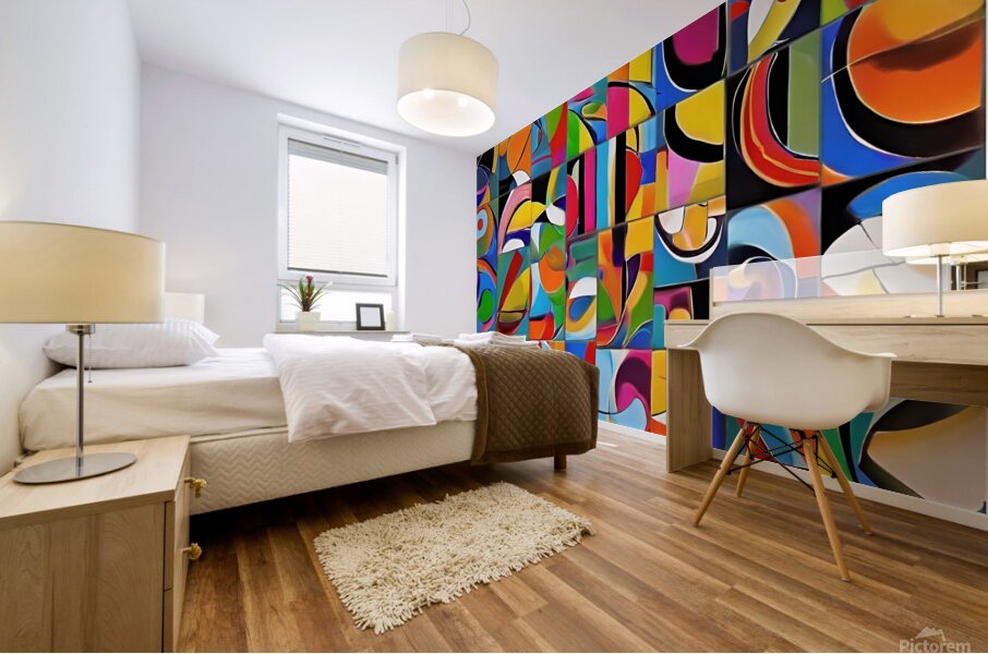 0 Abstract  art 2024     esrgan v1 x2plus 1 Mural print