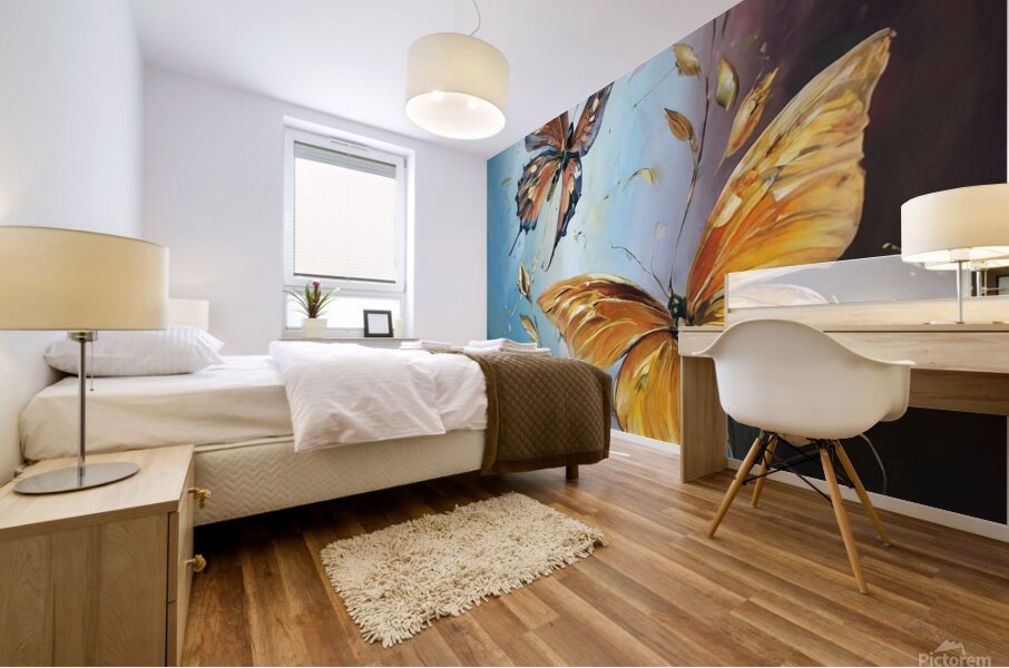 h flower 13 Mural print