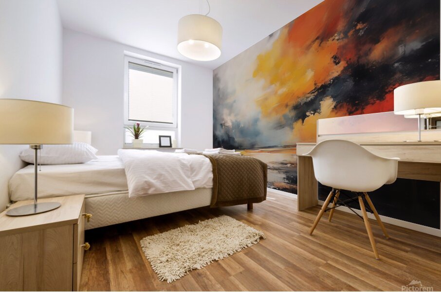 Ephemeral Radiance Mural print