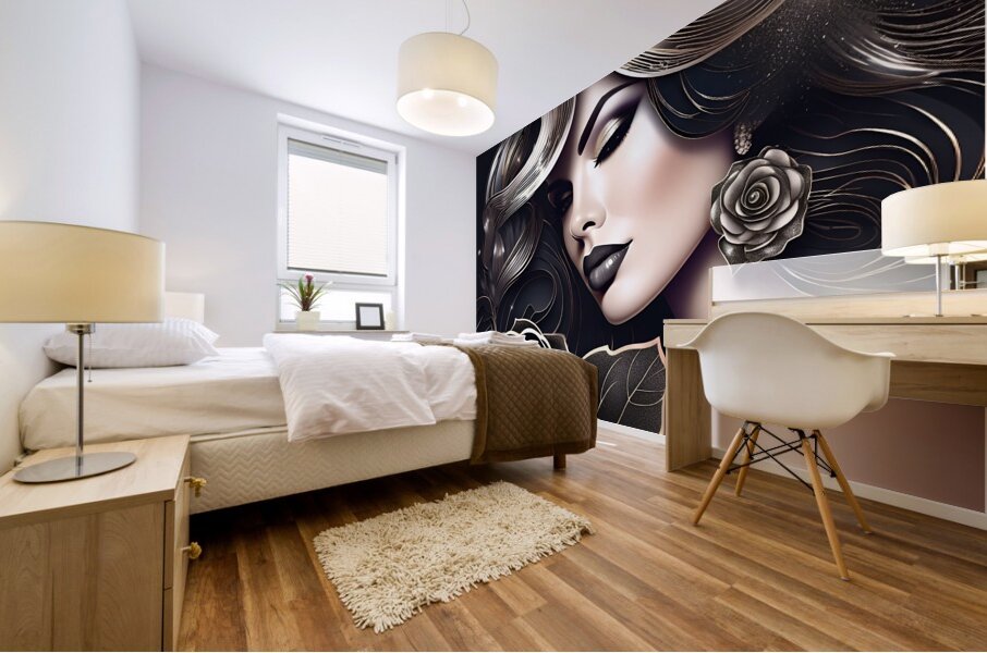 Rose of Elegance 14 Mural print