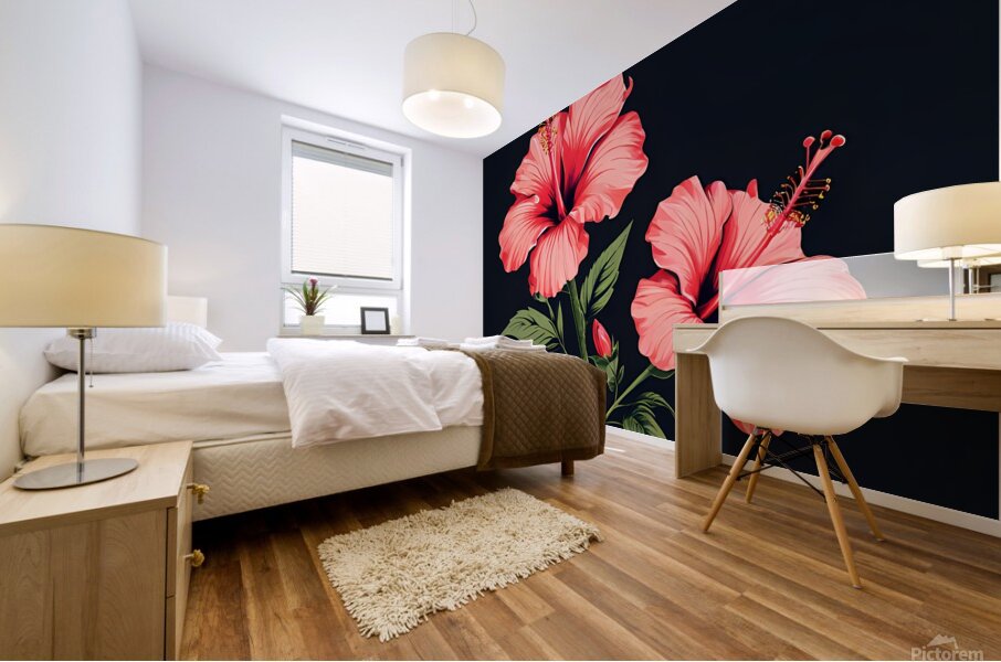 Elegance in Bloom Mural print