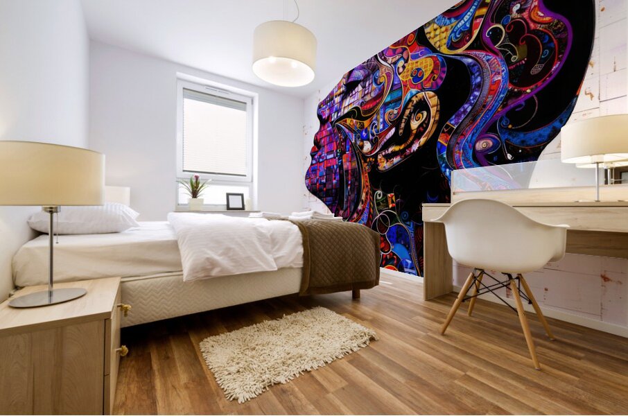 Lunar Isle Mural print