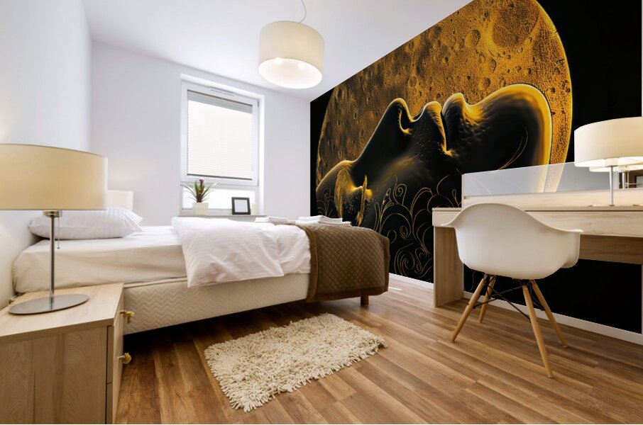 Lunar Phases Mural print