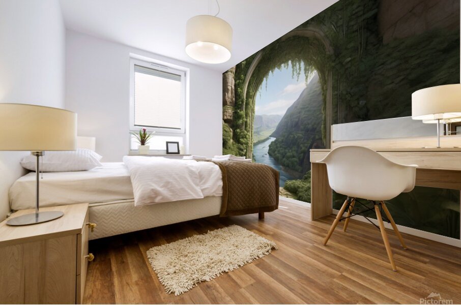  Verdant Archway in a Secret Valley  Mural print