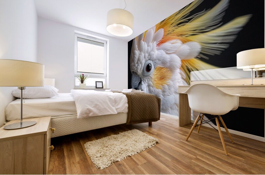 Sulphur Crested cockatoo Mural print