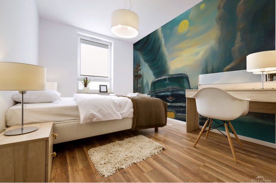 Sticky Shed Radio Mural print