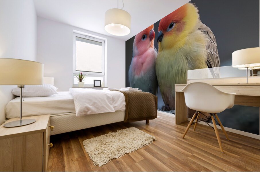 Sweet Couple Mural print