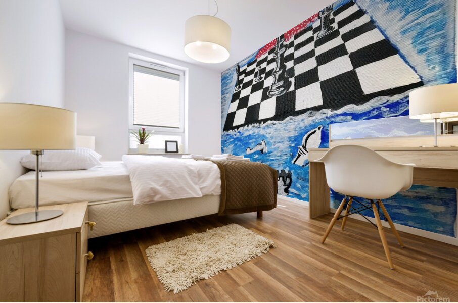 The King Mural print