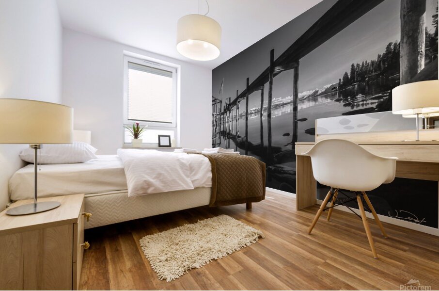 Still Water Dock Mural print