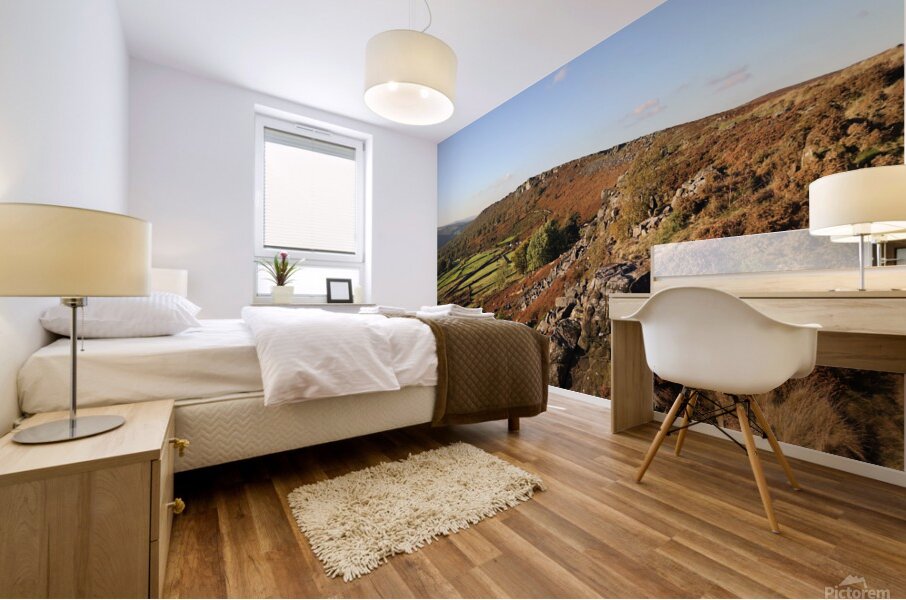 Curbar Edge Derbyshire England 1 Mural print