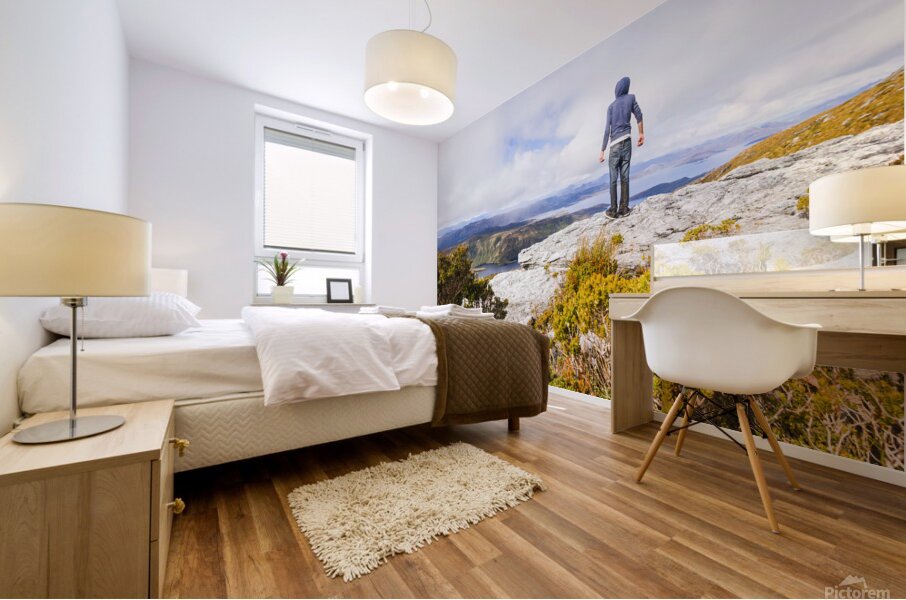 I can climb mountains Mural print