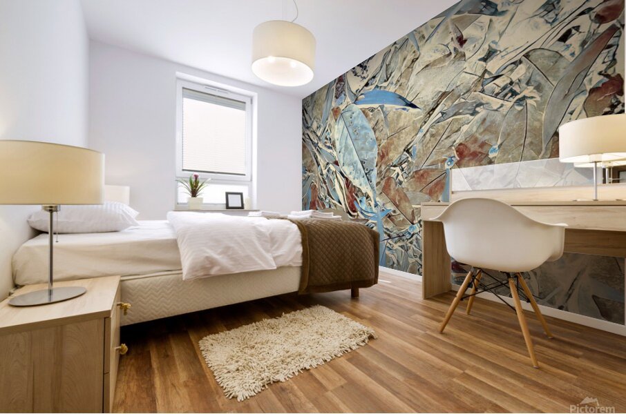 Fall and flow Mural print