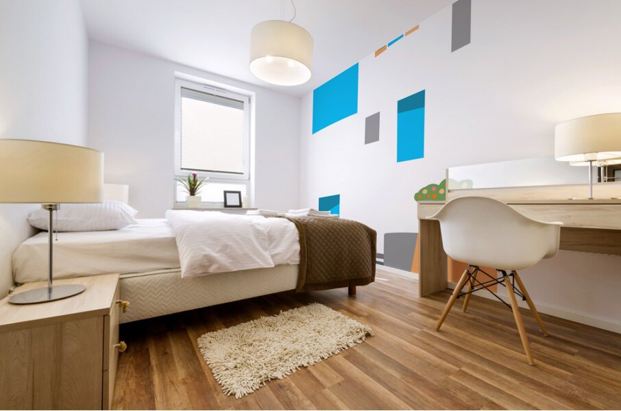 SANTORINI 50 70 PNG Mural print