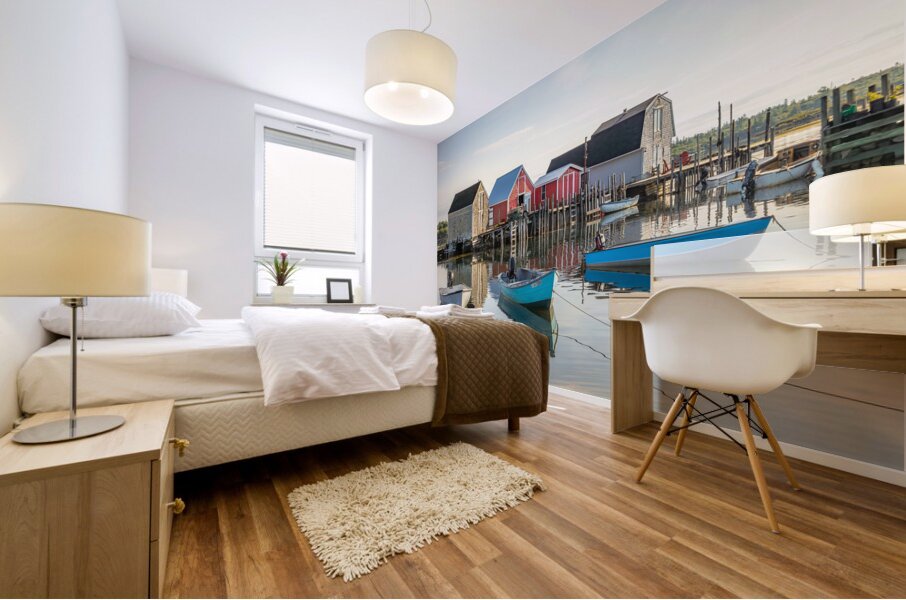 Blue Rocks Cove Mural print