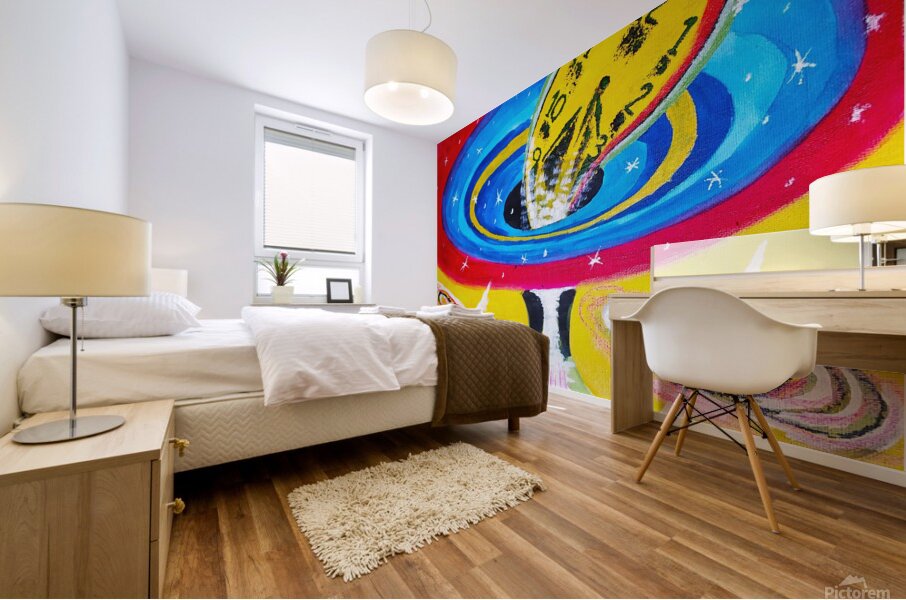 Space Time & Matter 3 Mural print